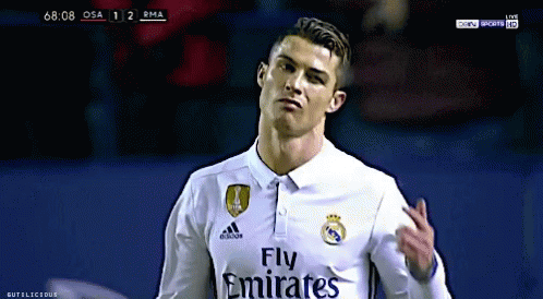 Gifs do jogador Cristiano Ronaldo - Gifs e Imagens Animadas
